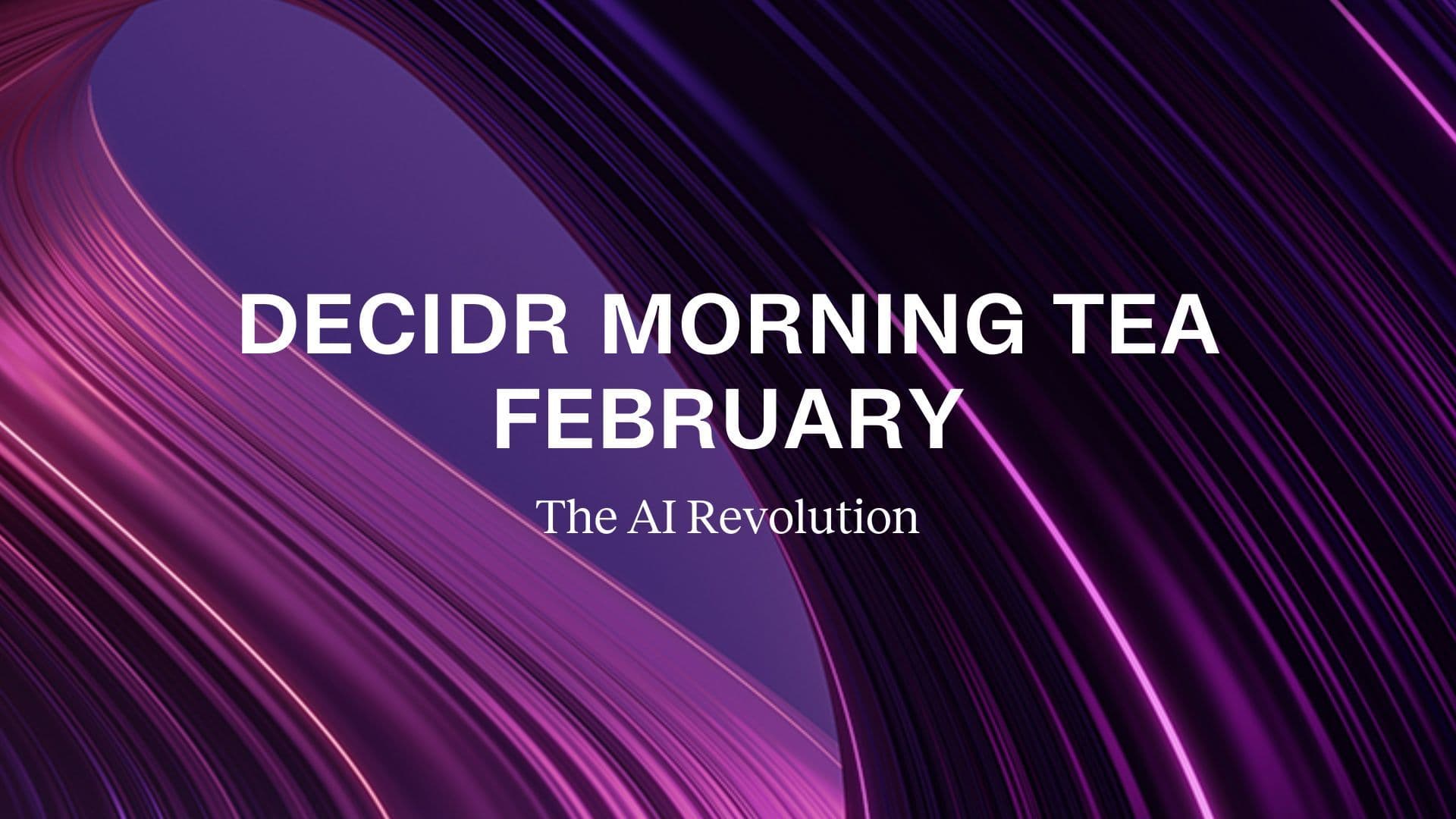 february tea and tech